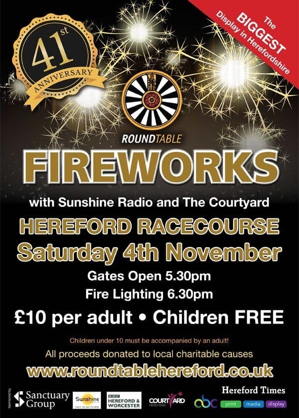 Hereford Roundtable Fireworks » Eat. Sleep, Live Herefordshire